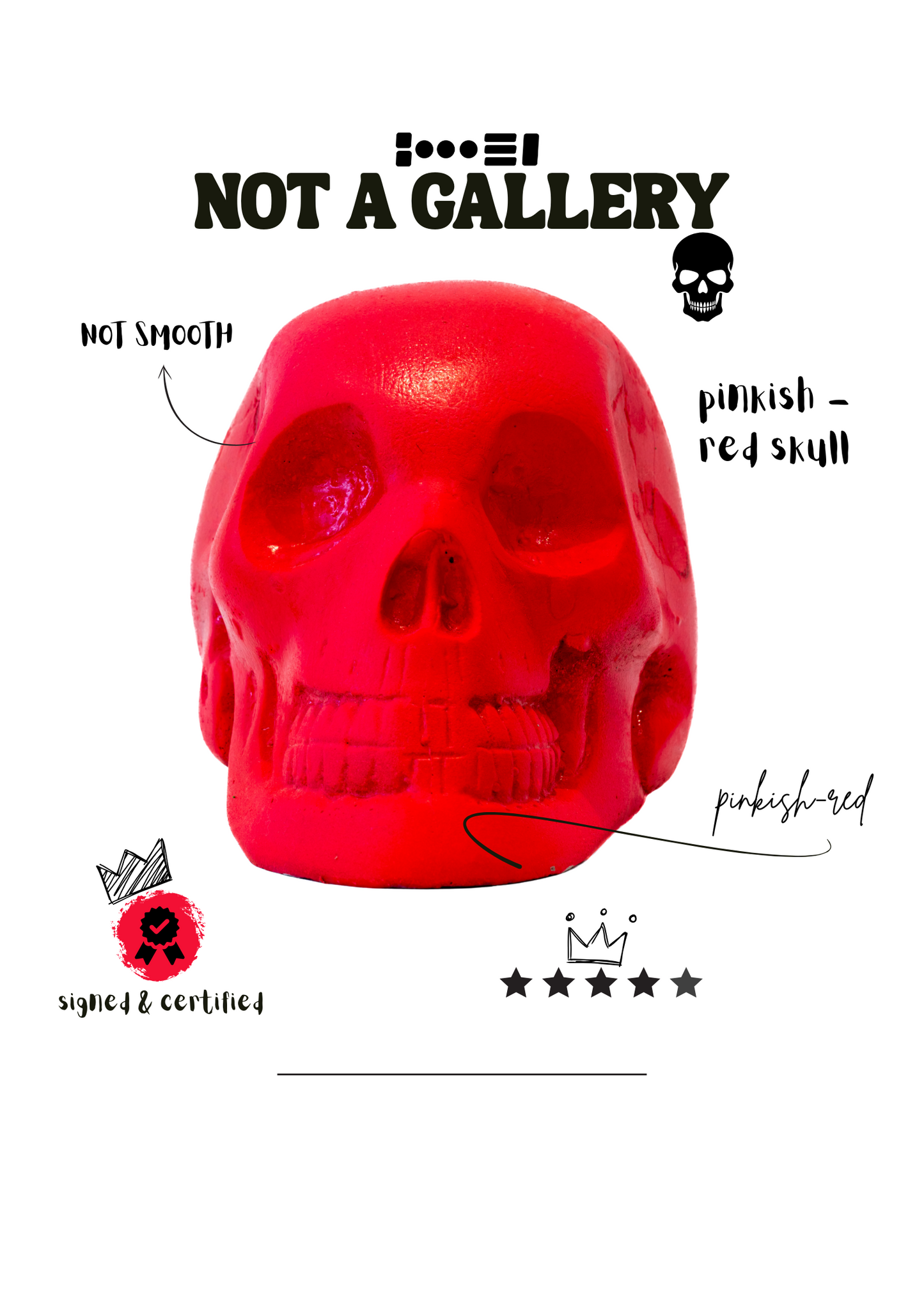 Pinkish-Red Skull
