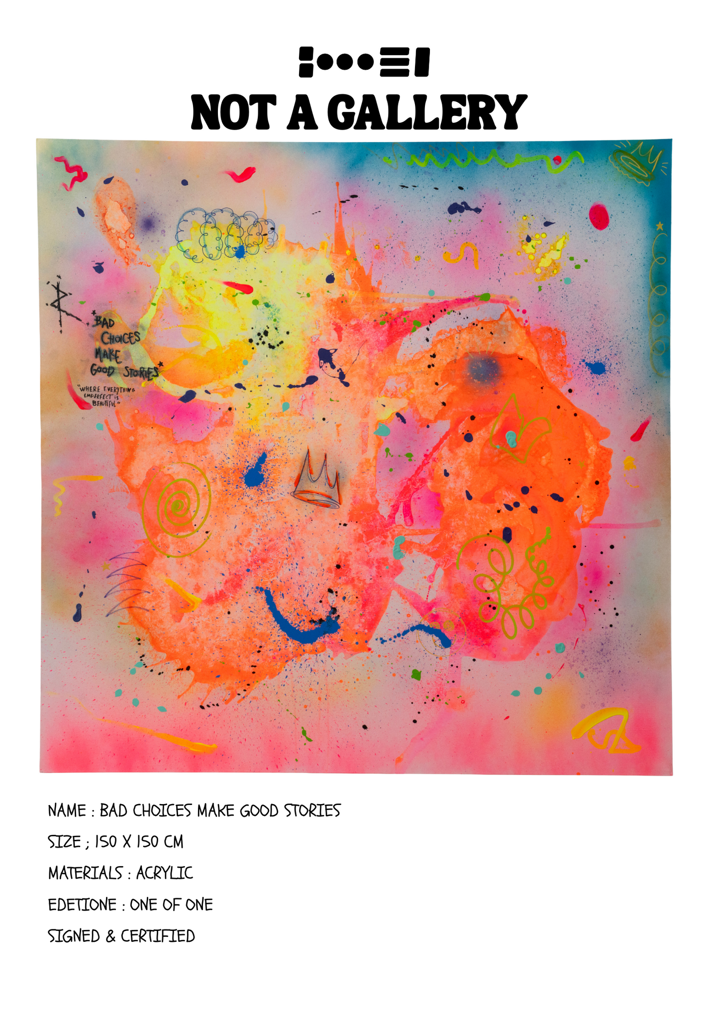 BAD CHOICES MAKE GOOD STORIES