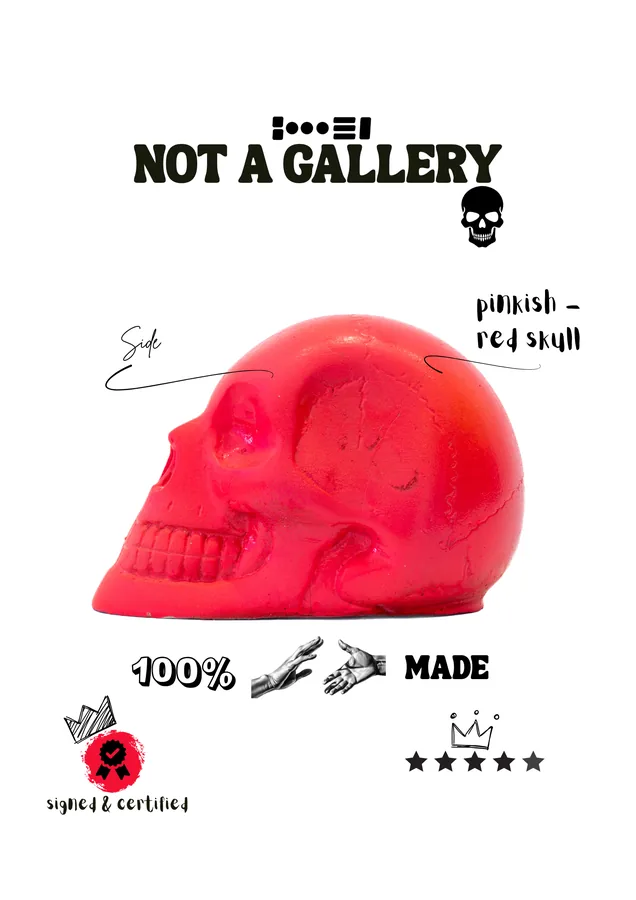Pinkish-Red Skull — view 2